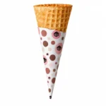 Printed Ice Cream Waffle Cone Sleeve