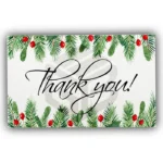 Custom Christmas Thank You Cards