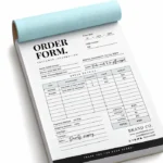 Custom Printed Order Forms